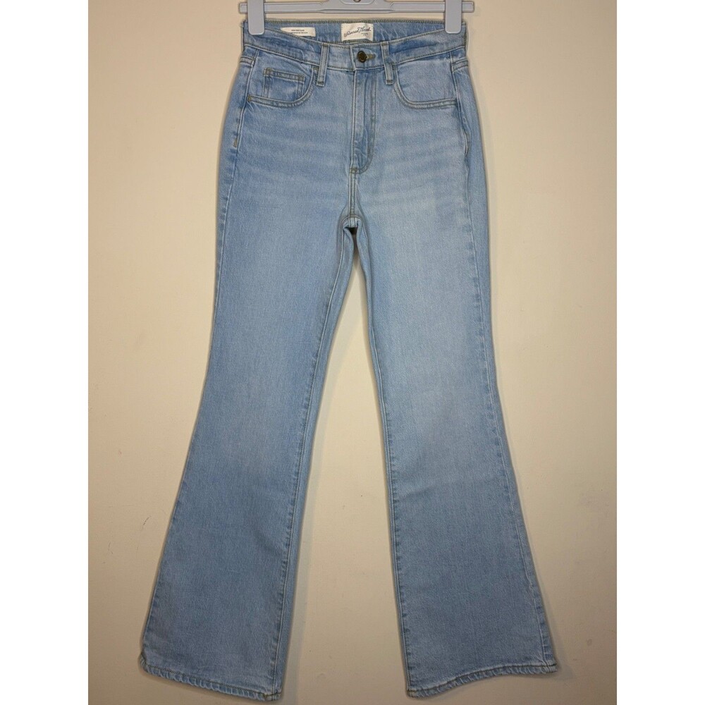 Universal Thread Goods Blue High Rise Flare Jeans Size 2/R - Picture 2 of 9